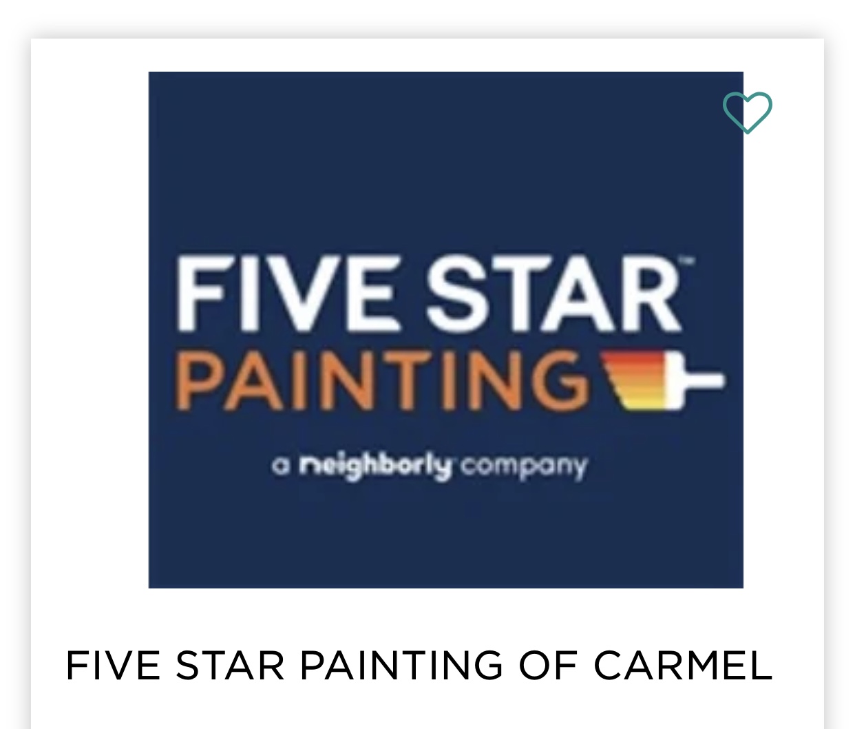 Five Star Painting of Carmel, IN logo