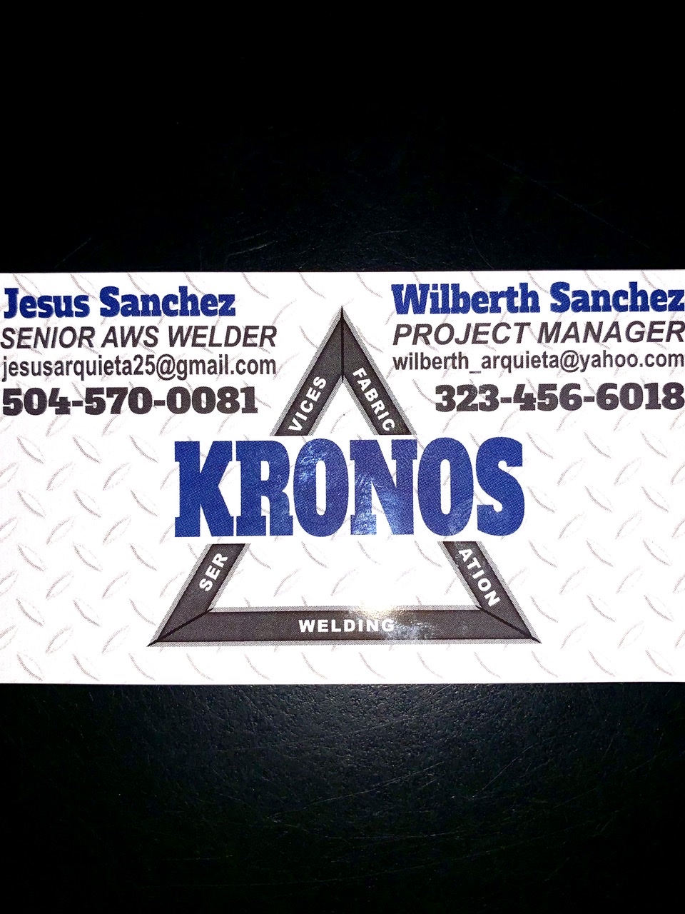 Kronos Fabrication and Welding logo