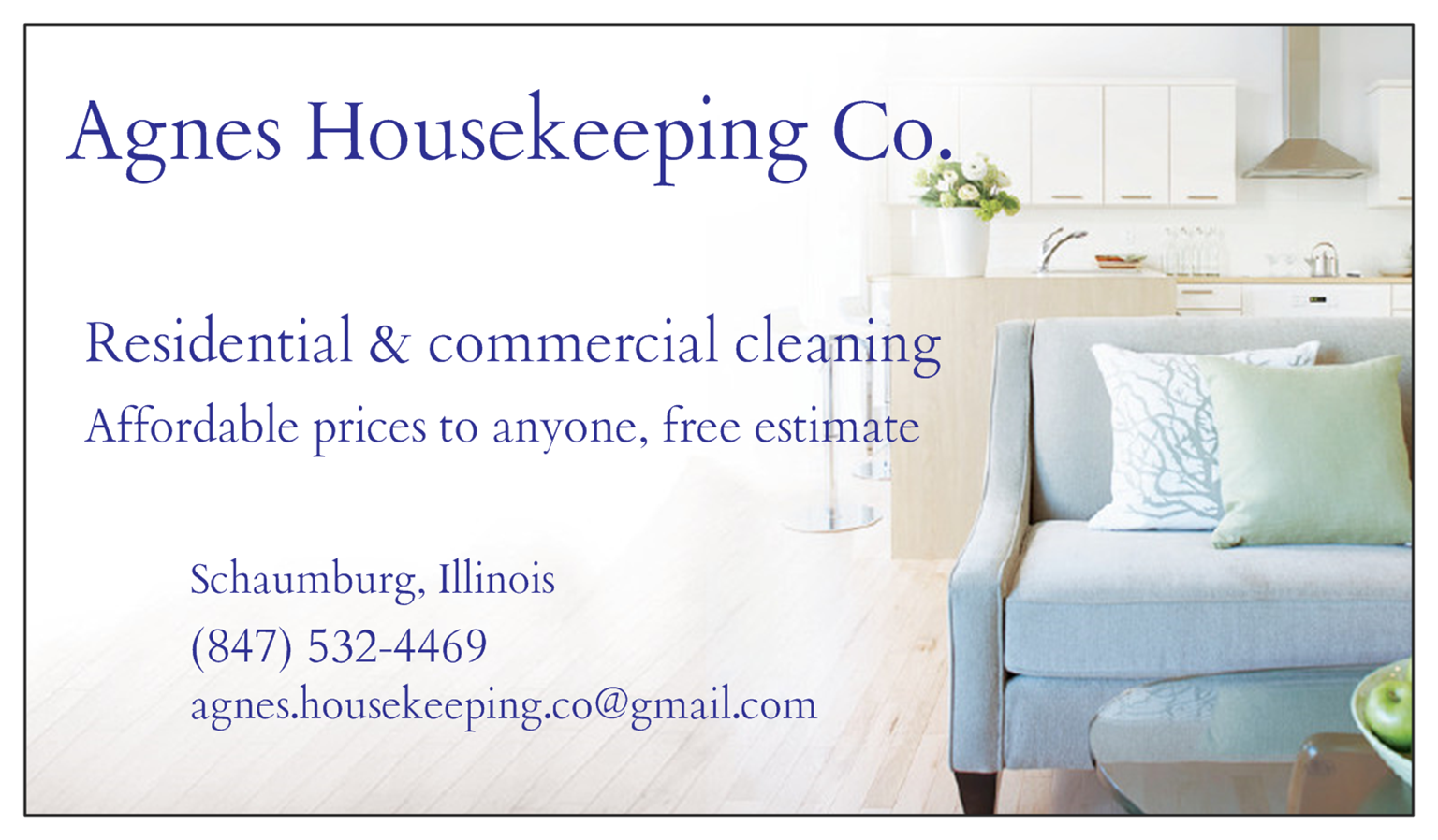 Agnes Housekeeping Co. logo