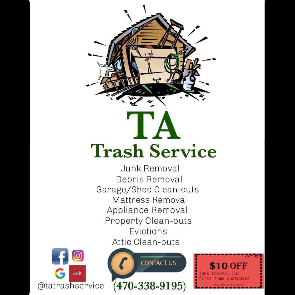 TA Trash Service logo