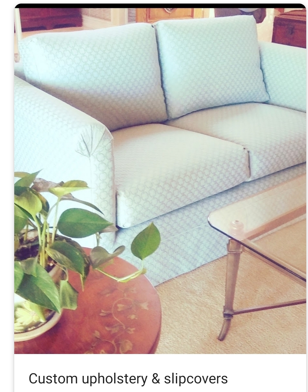 Joseph's Upholstery & slipcovers logo