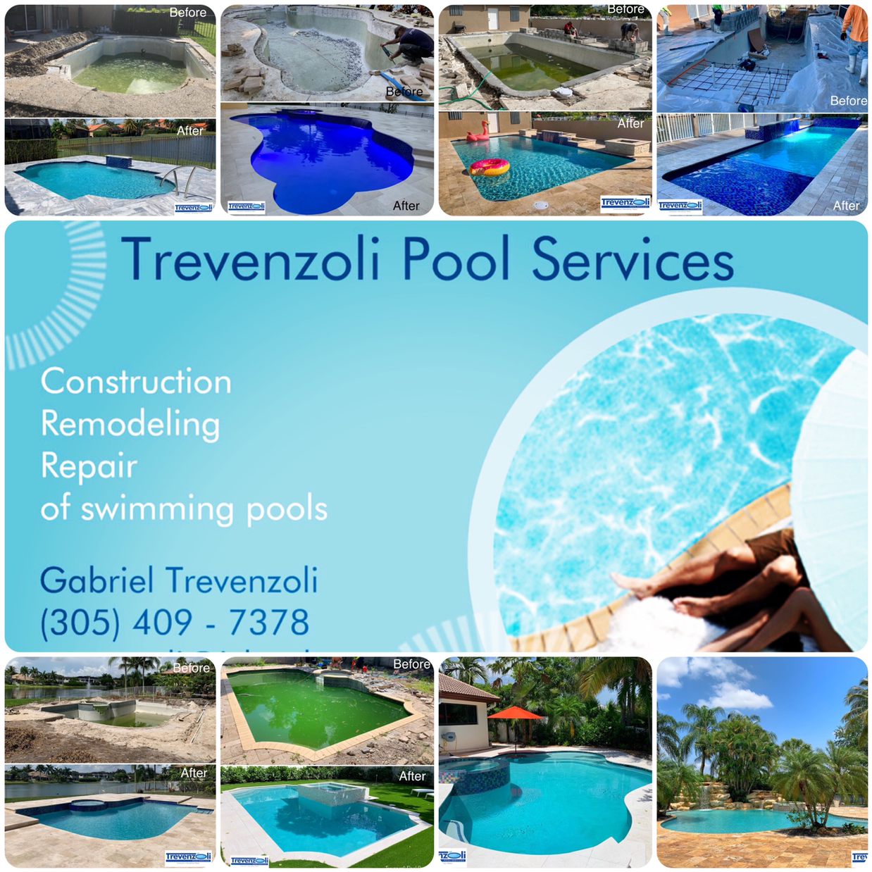 Logo for Trevenzoli Pool Services