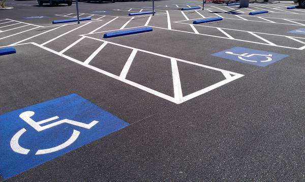 PLS parking lot striping logo