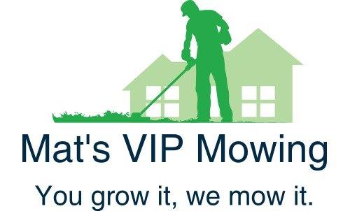 Mat's VIP mowing LLC logo