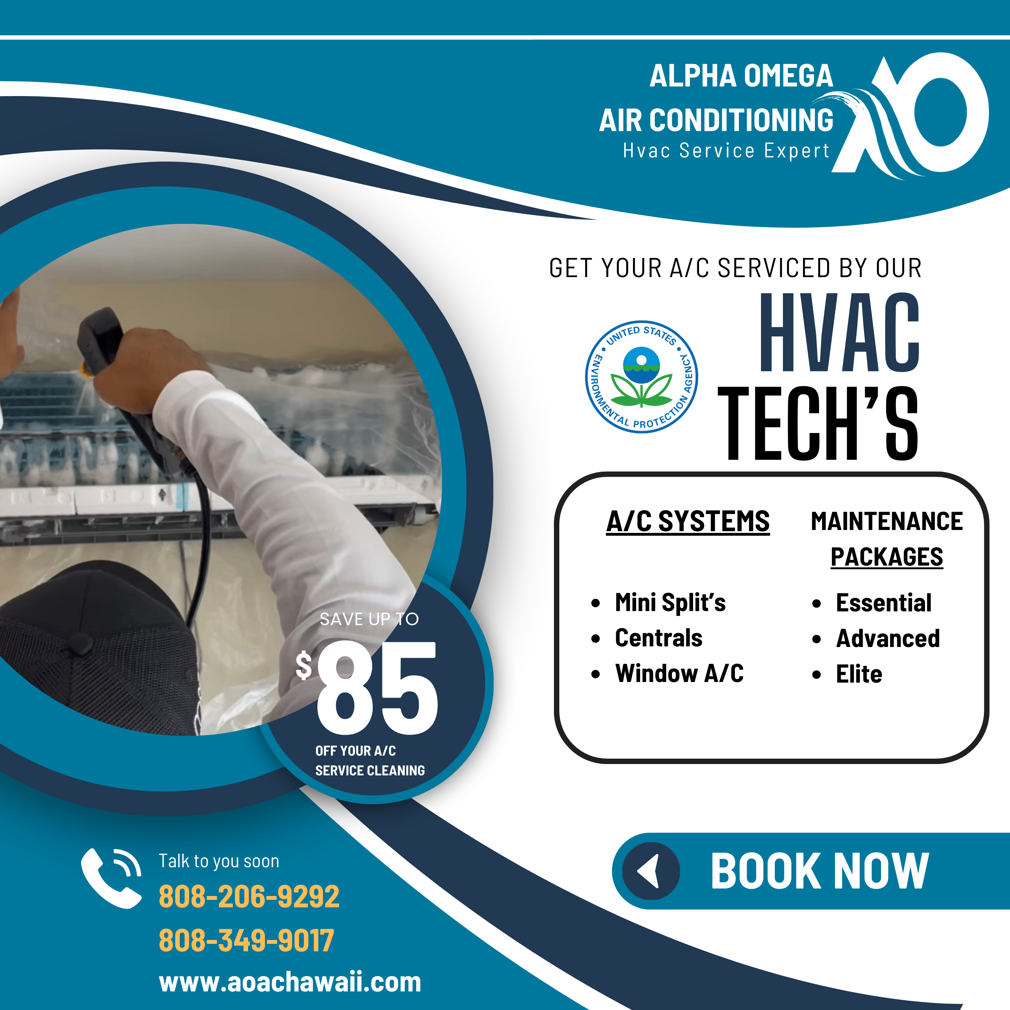 Logo for Alpha Omega Air Conditioning