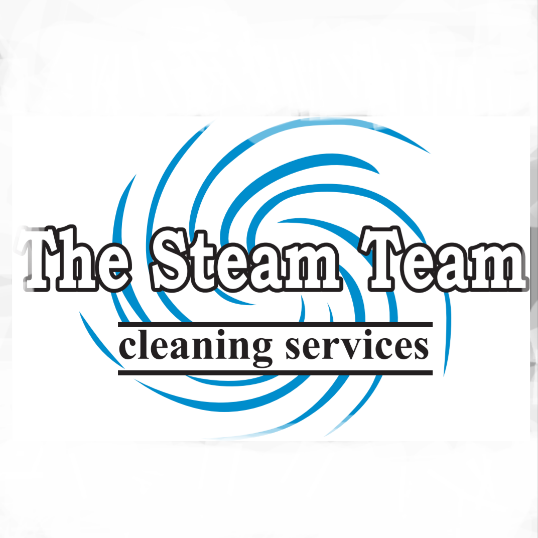 Logo for The Steam Team cleaning services
