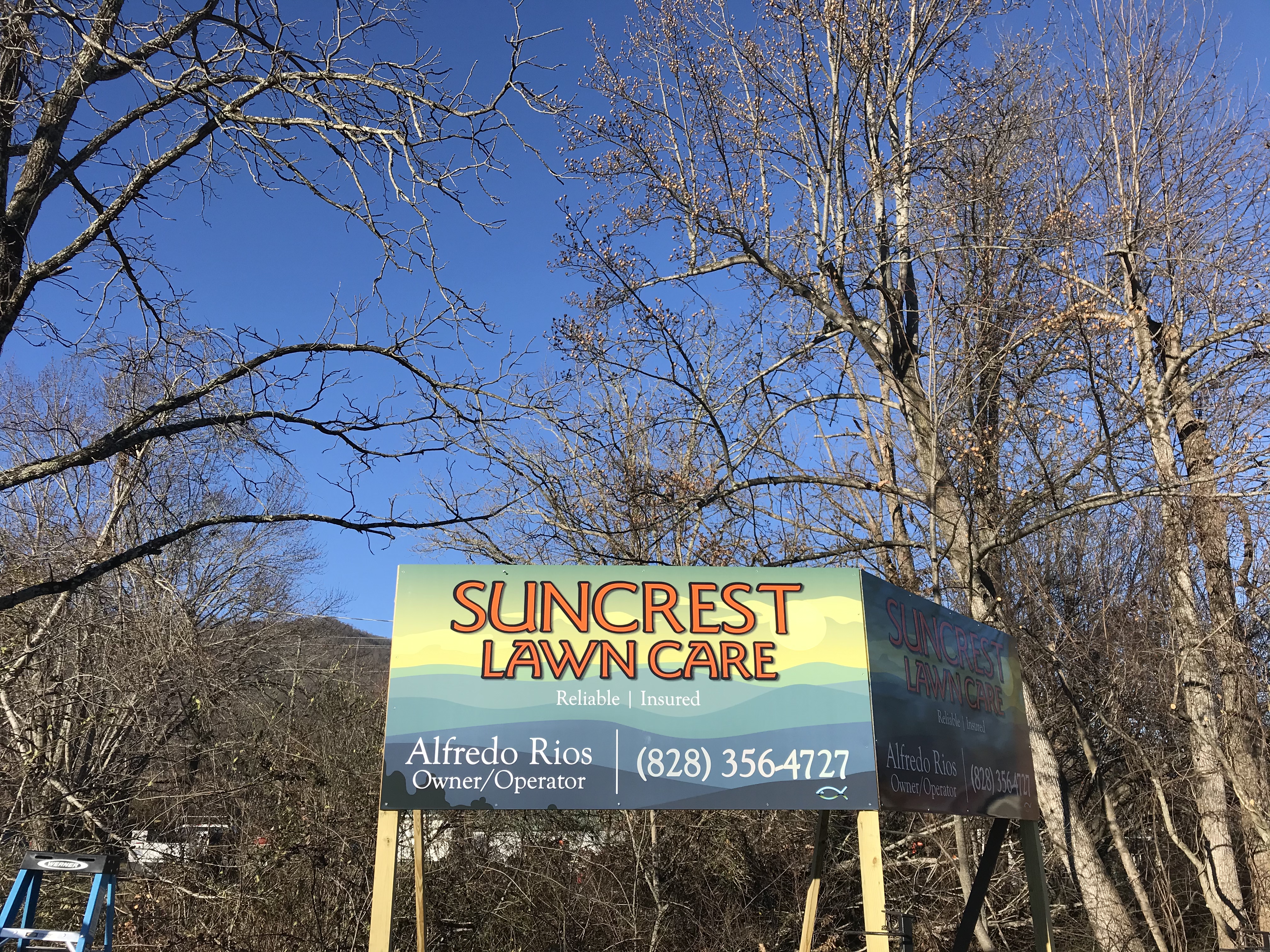 Suncrest landscaping logo