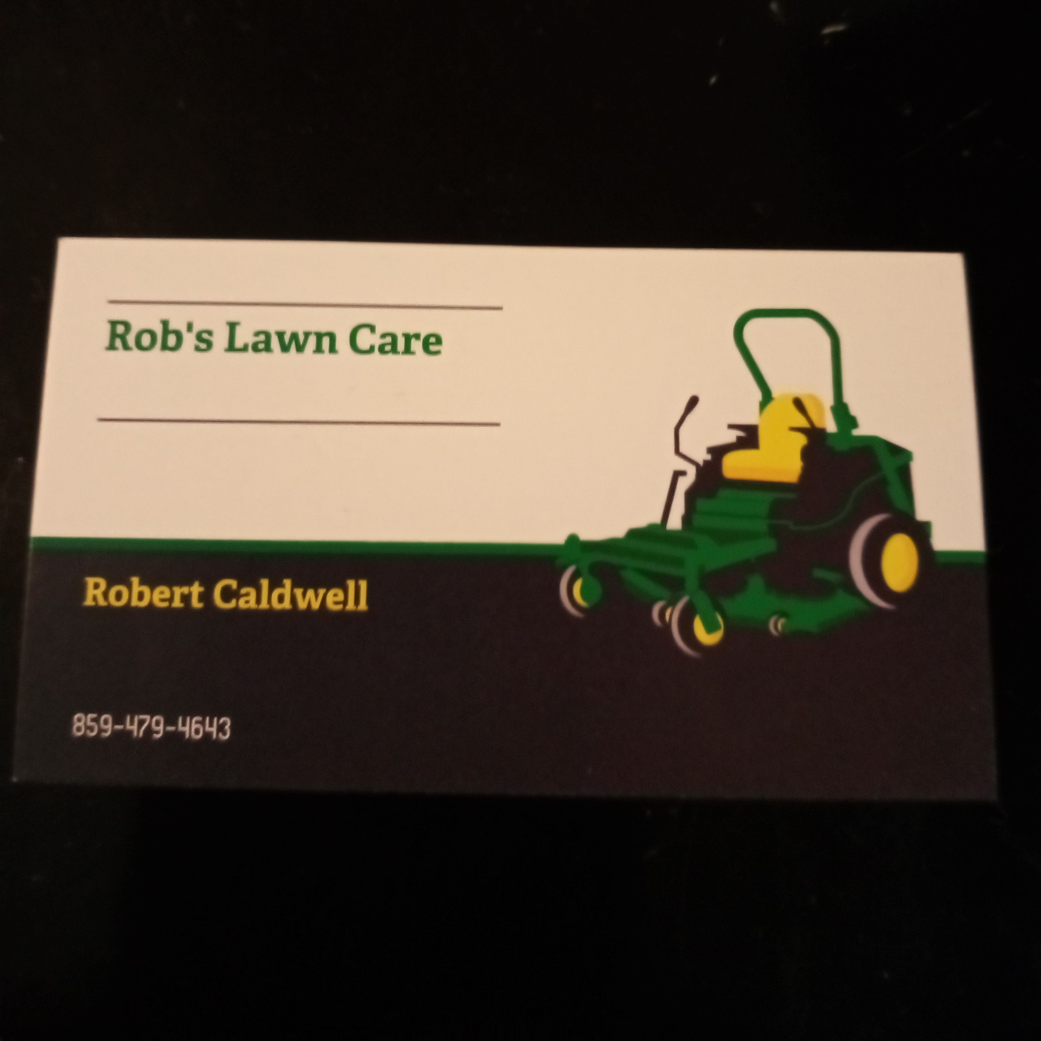 Rob's Lawn Care logo