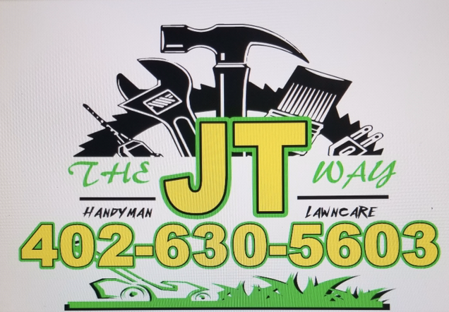 The JT way LawnCare logo