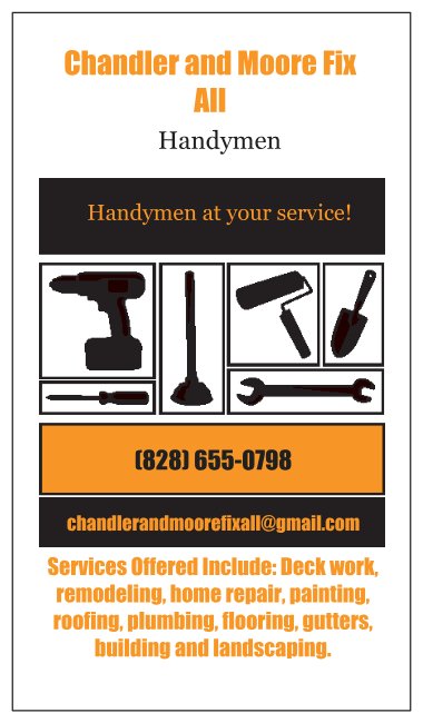 Logo for Chandler and Moore Fix All