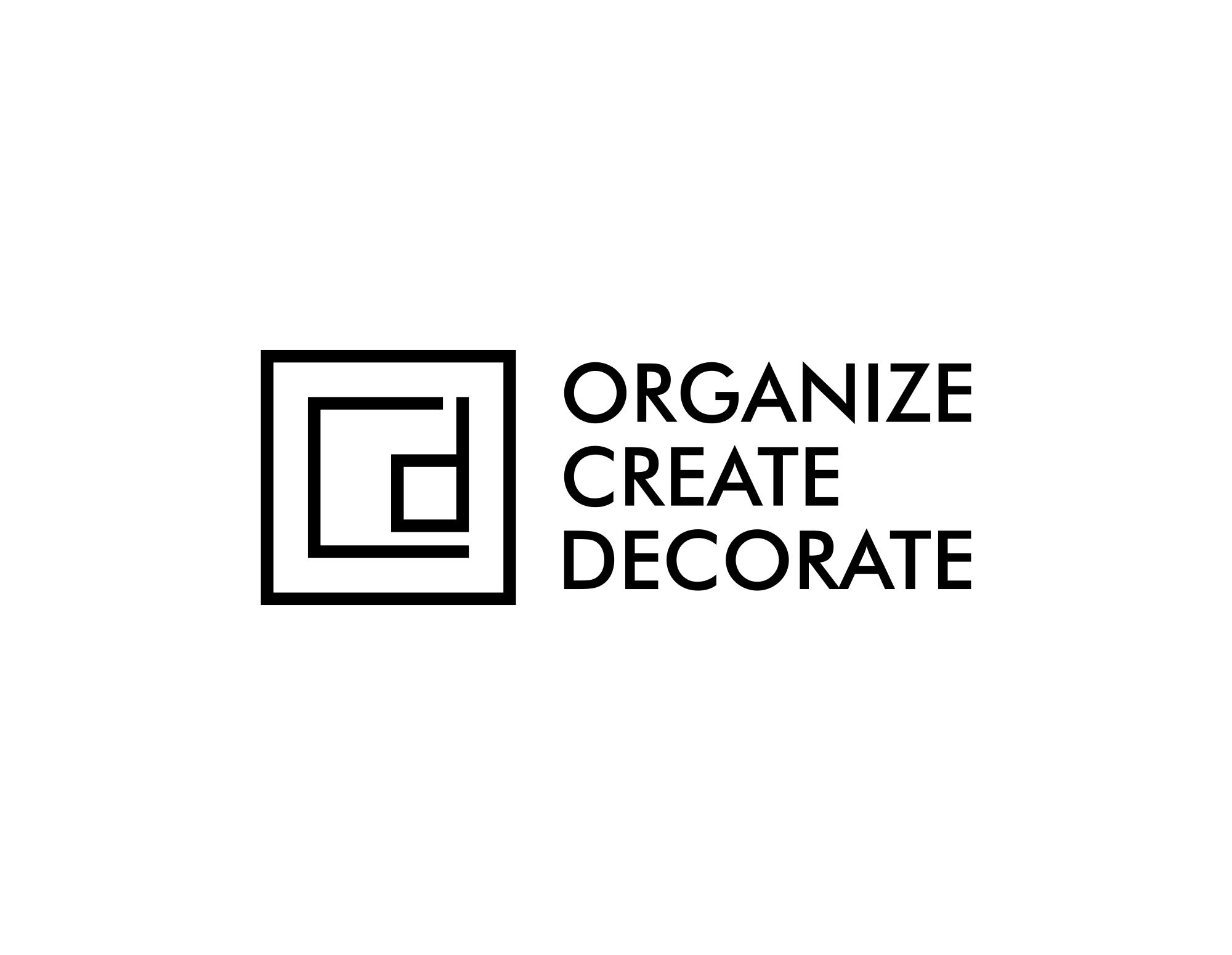 Organize Create Decorate logo