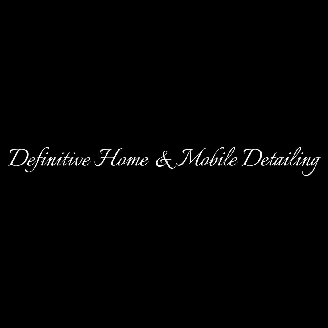 Definitive home and mobile detailing logo