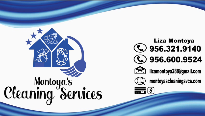 Logo for Montoyas cleaning services