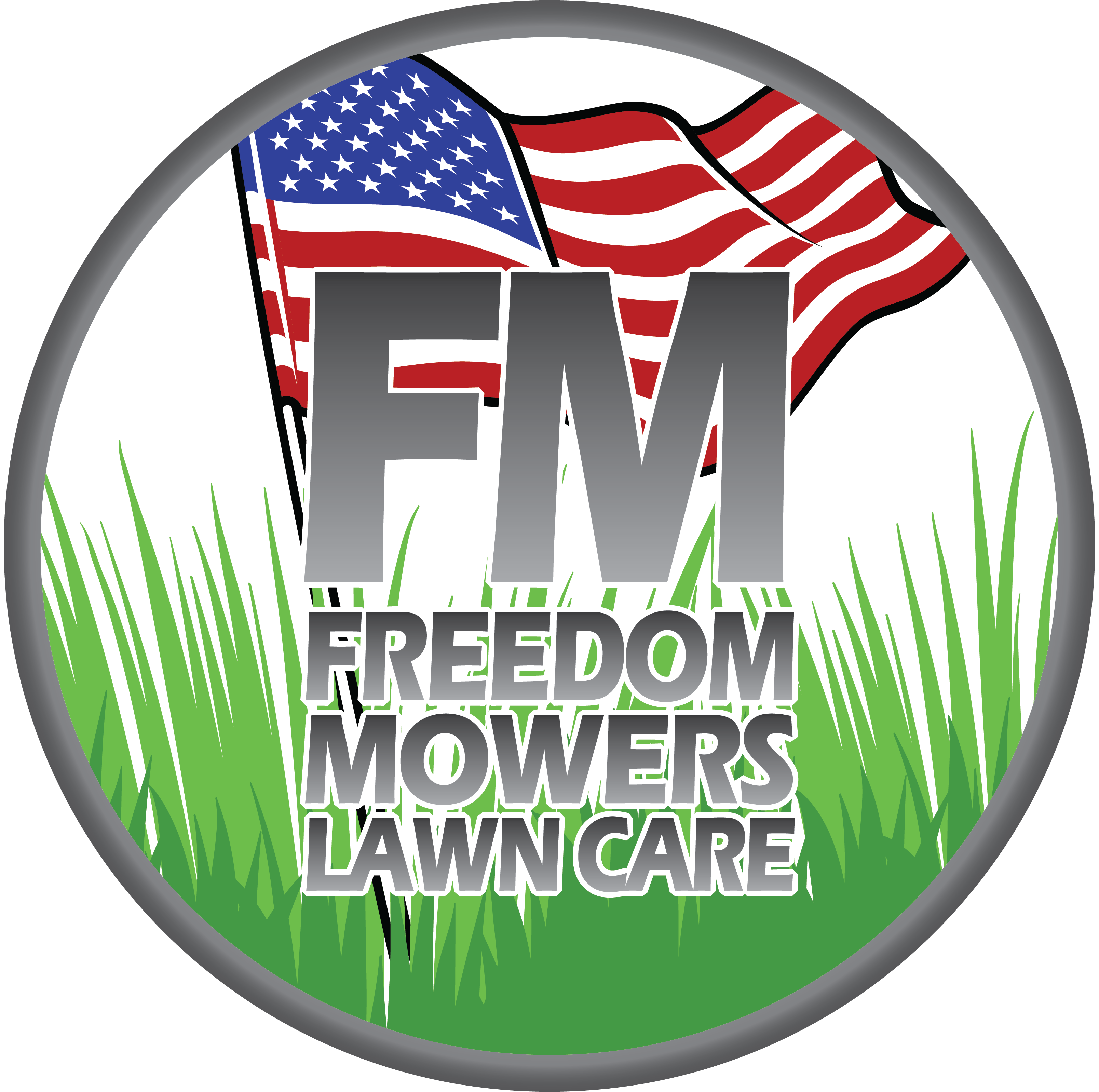 Logo for Freedom Mowers Lawn Care Service