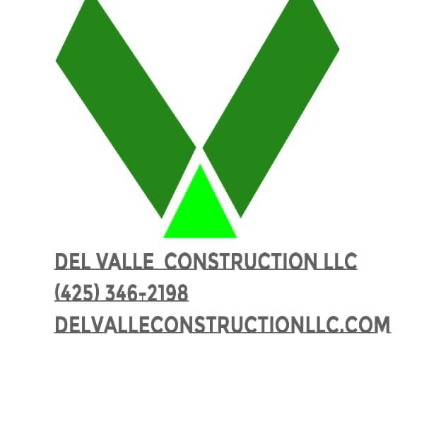 Del Valle Construction logo