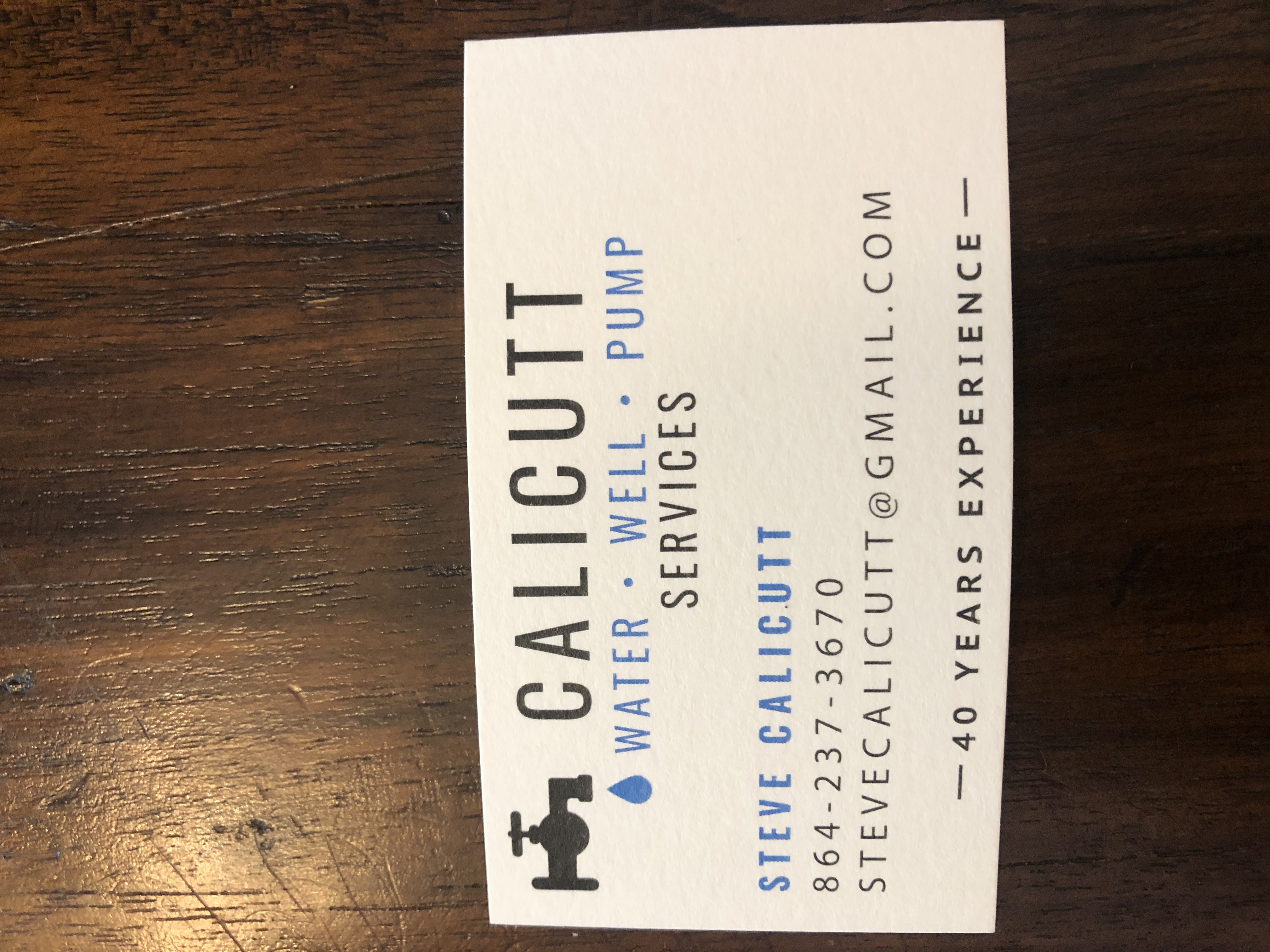 Calicutt water well pump services logo
