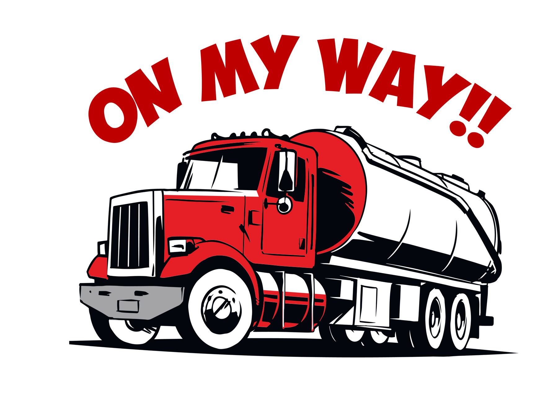 On My Way Septic Inc logo