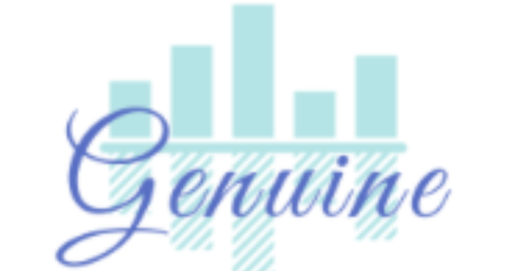 Genuine cleaning and property management logo