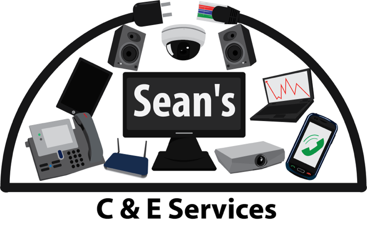 Sean' Computer and Electronics Service logo
