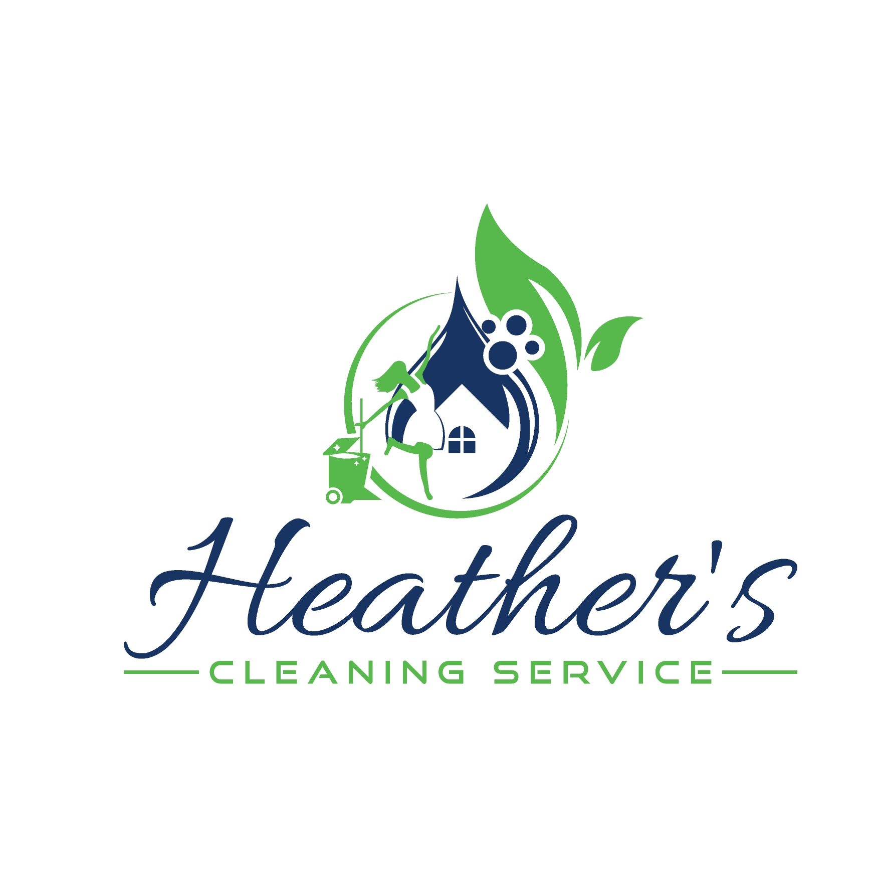 Heather's Cleaning Service logo