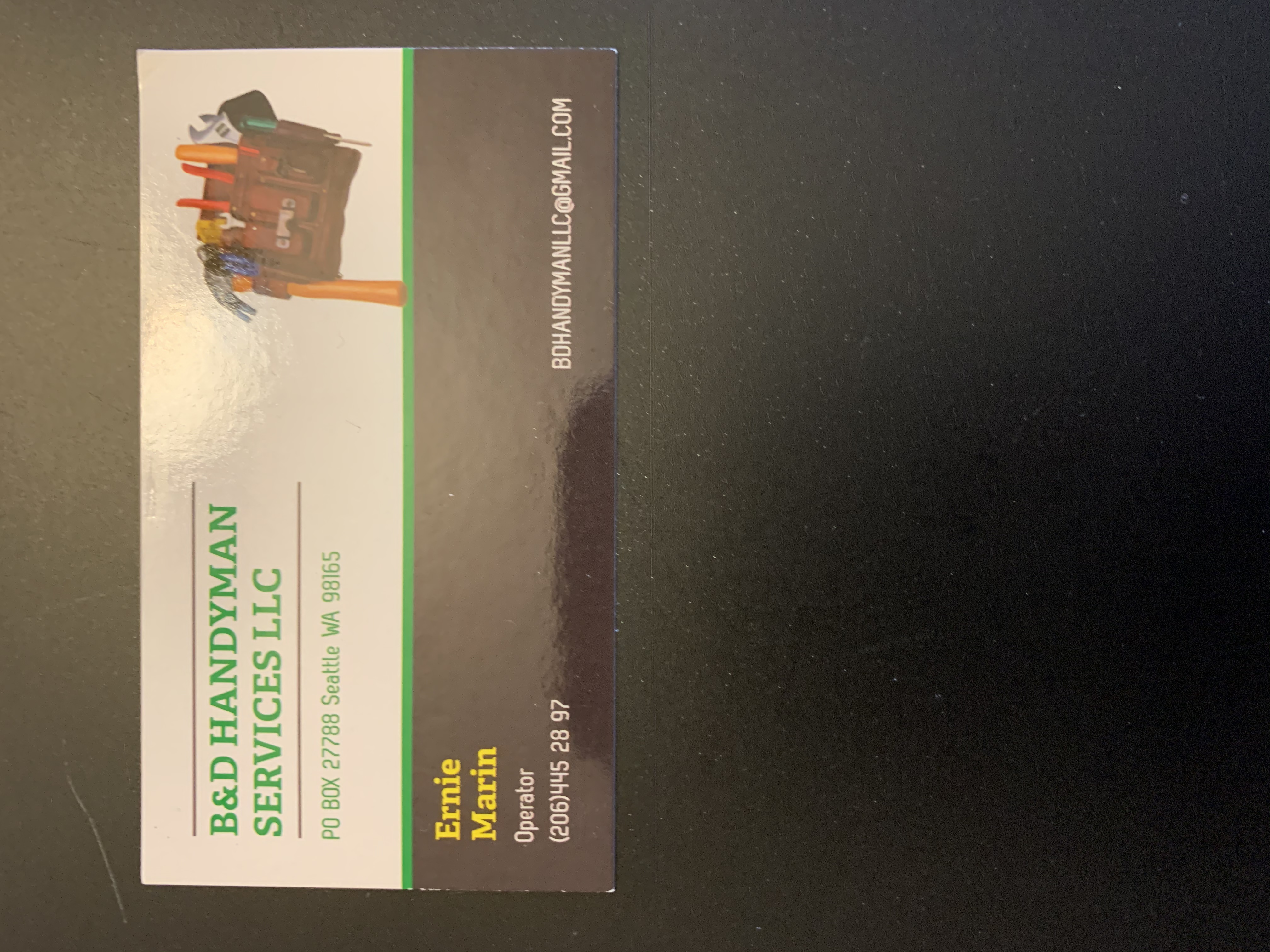 B & D Handyman Services logo