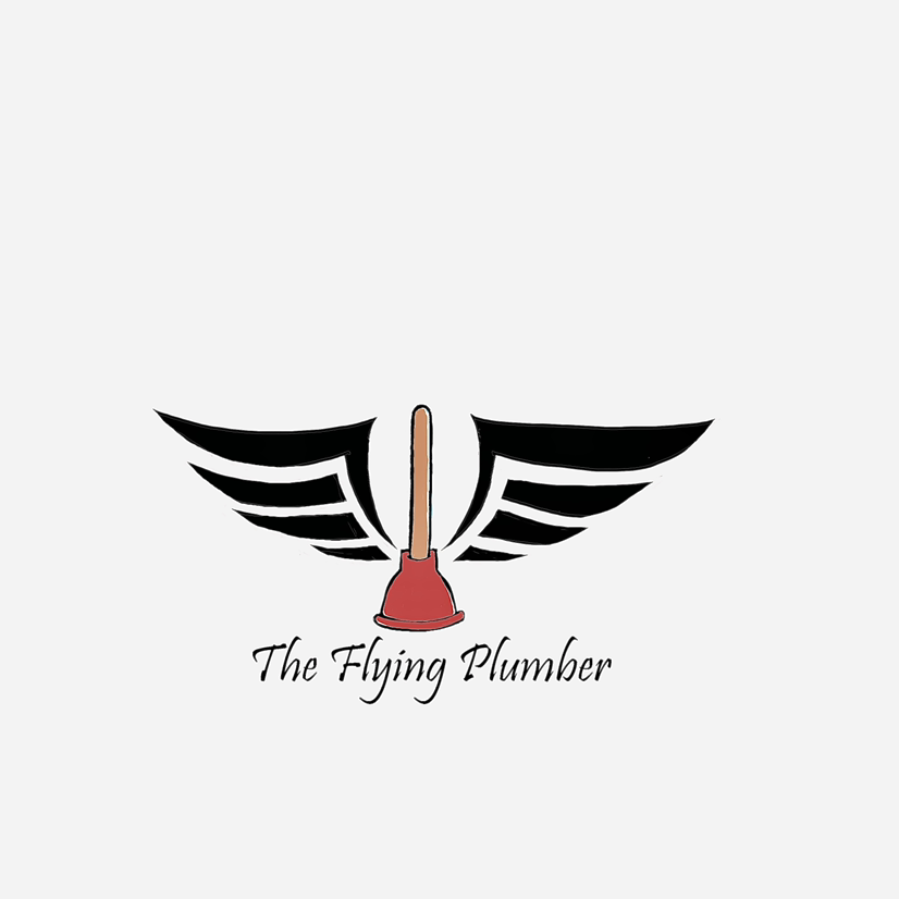 The flying plumber logo