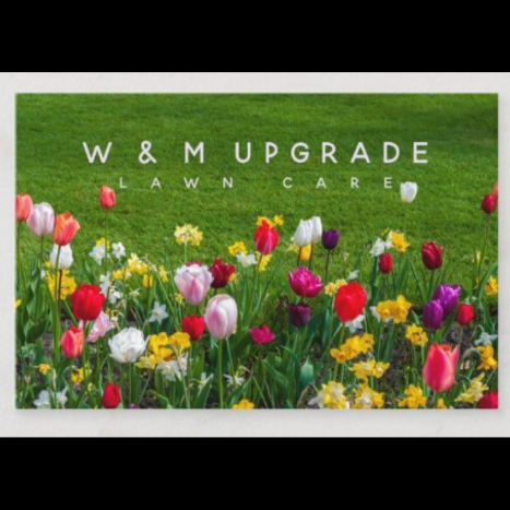 W & M UPGRADE LAWN logo