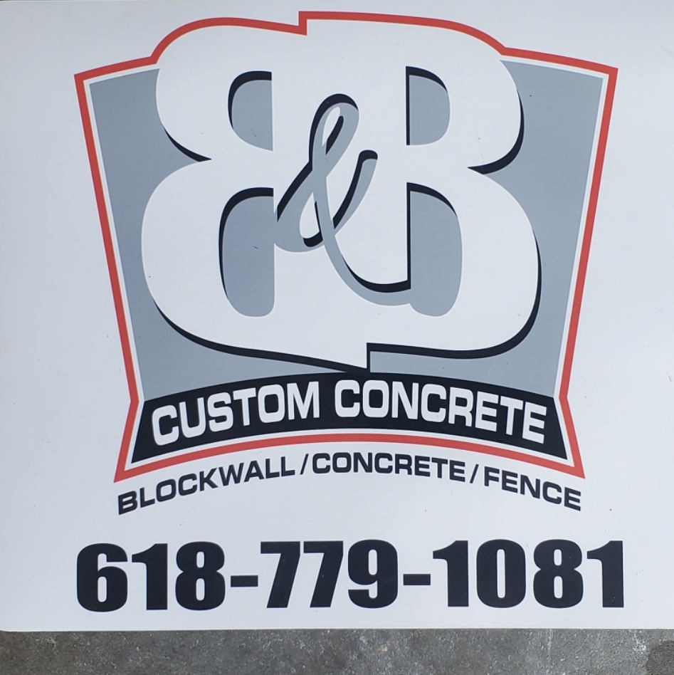 B&B Custom Concrete logo