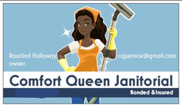 Comfort Queen Janitorial logo