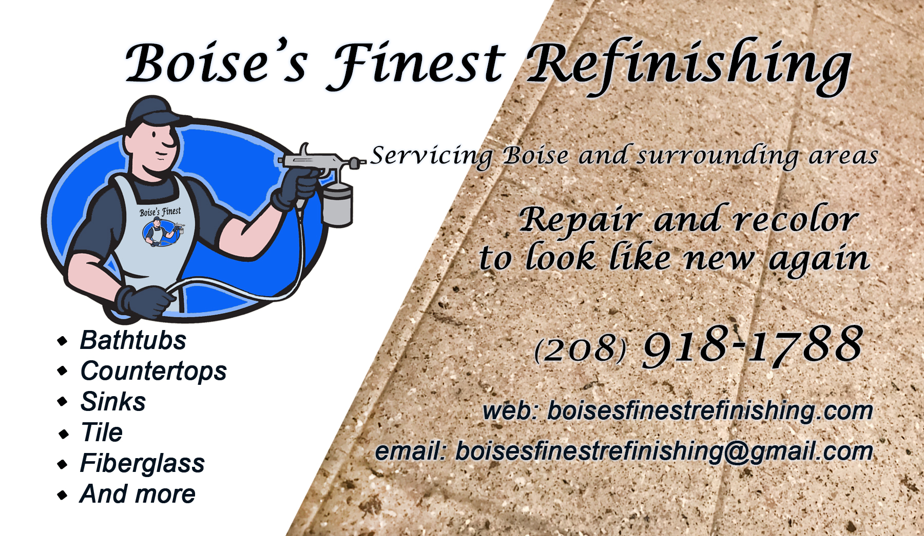 Boise's Finest Refinishing logo