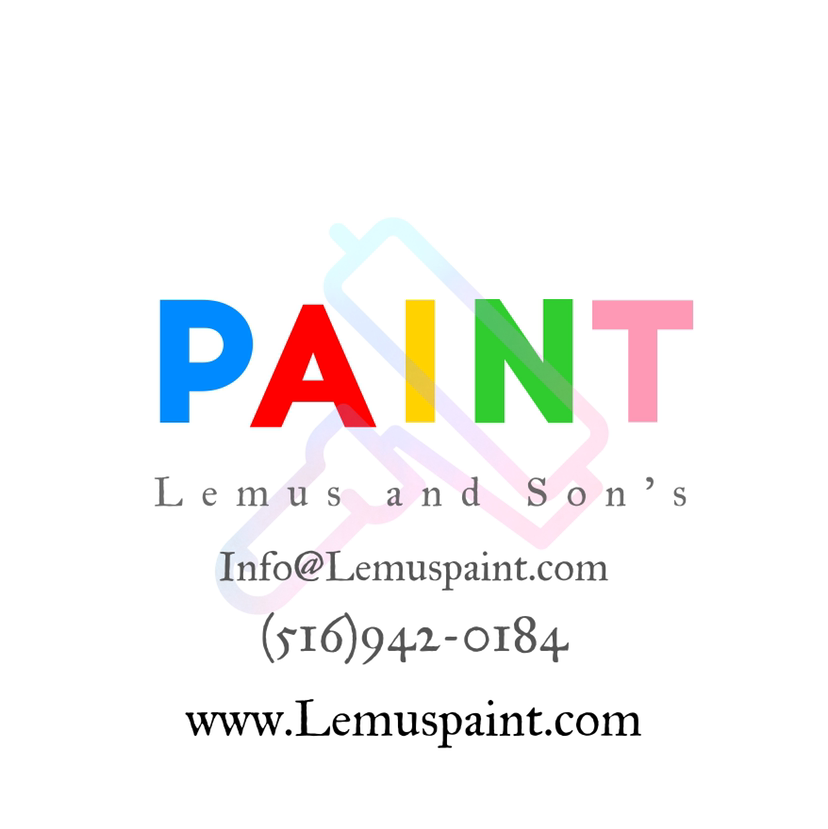 LEMUS and sons painting  logo