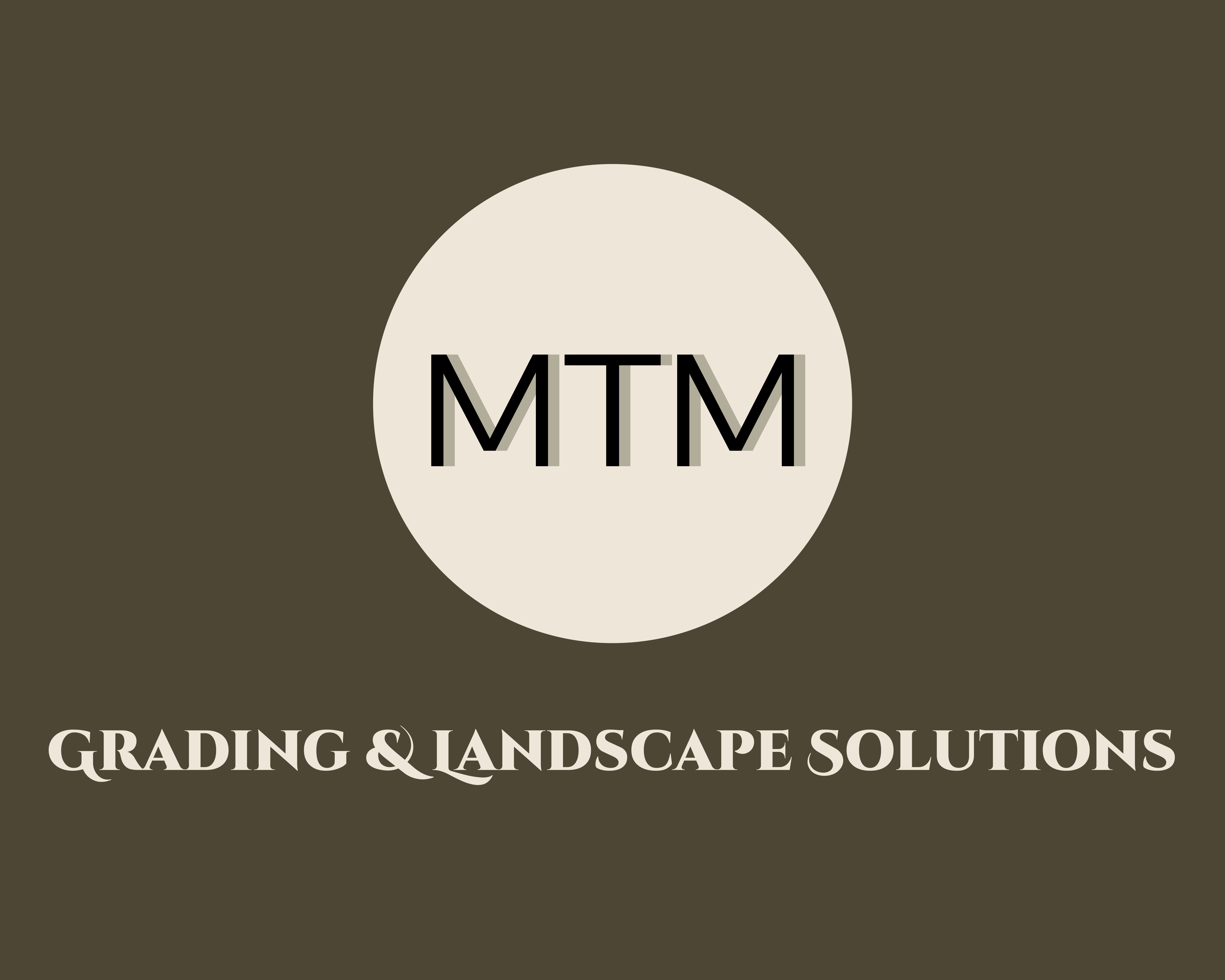 MTM Grading & Landscape Solutions logo