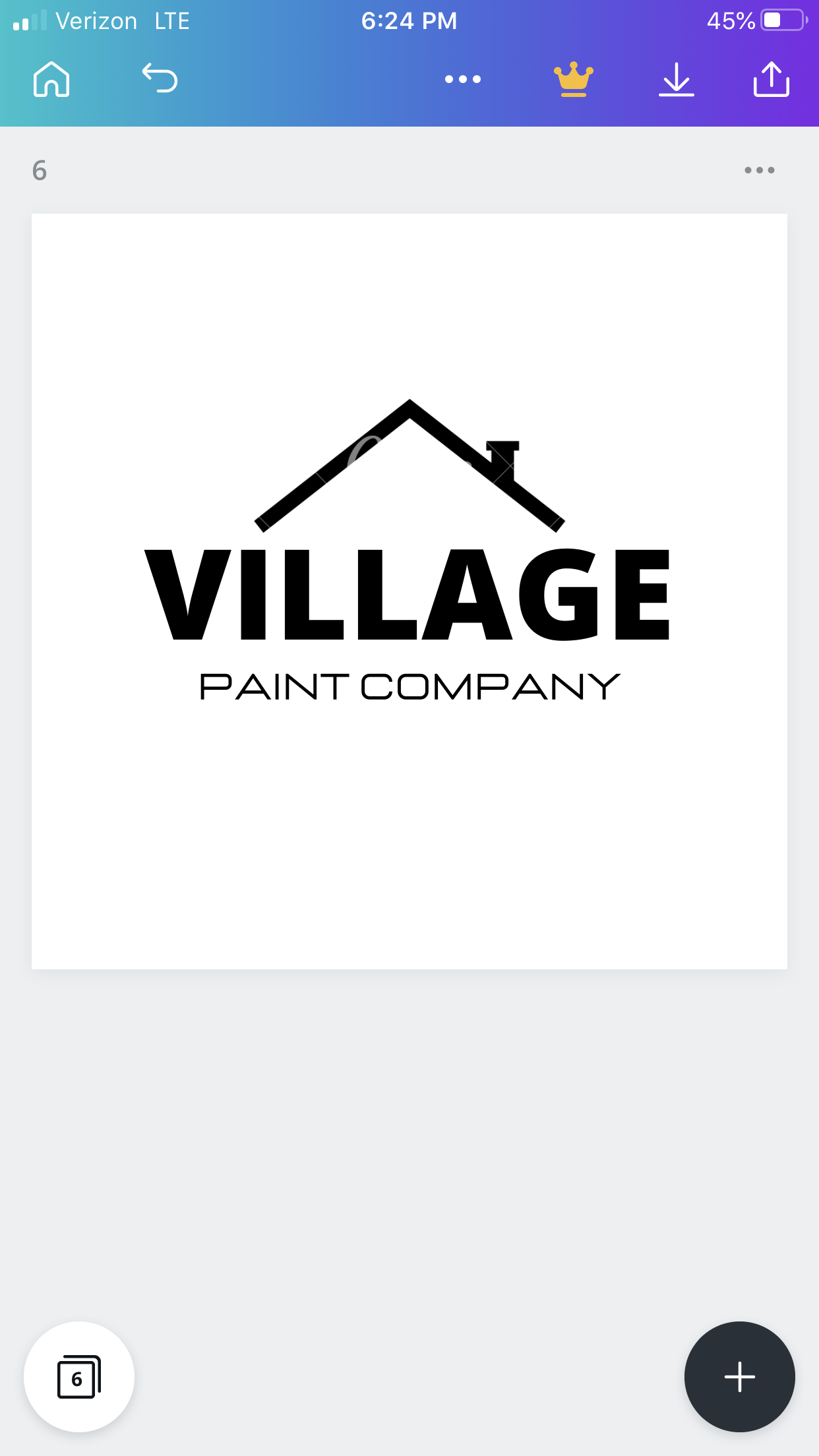 Village Painting co. logo