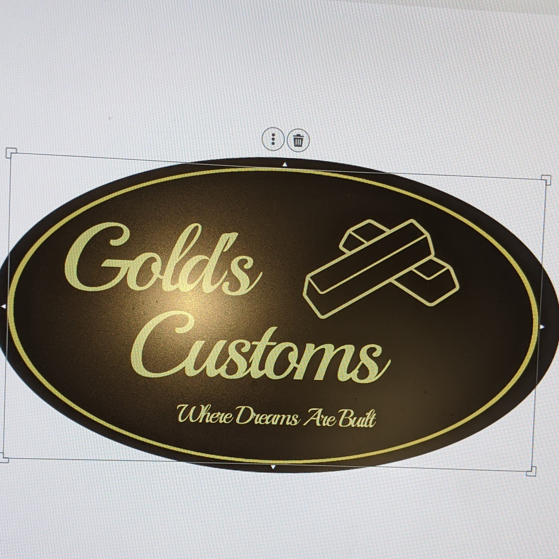 Gold's Customs logo