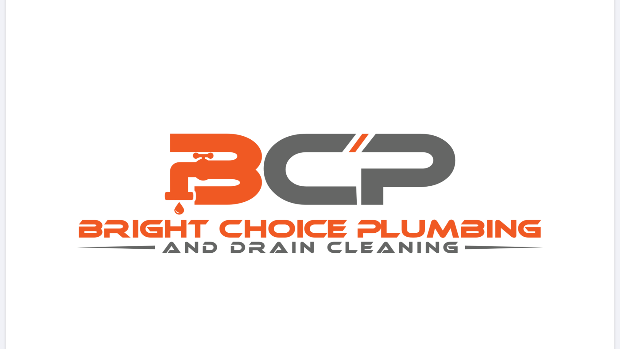Bright Choice Plumbing logo