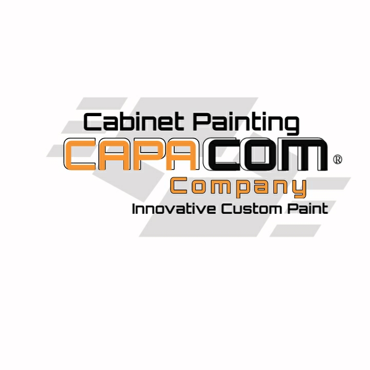 Cabinet painting company logo