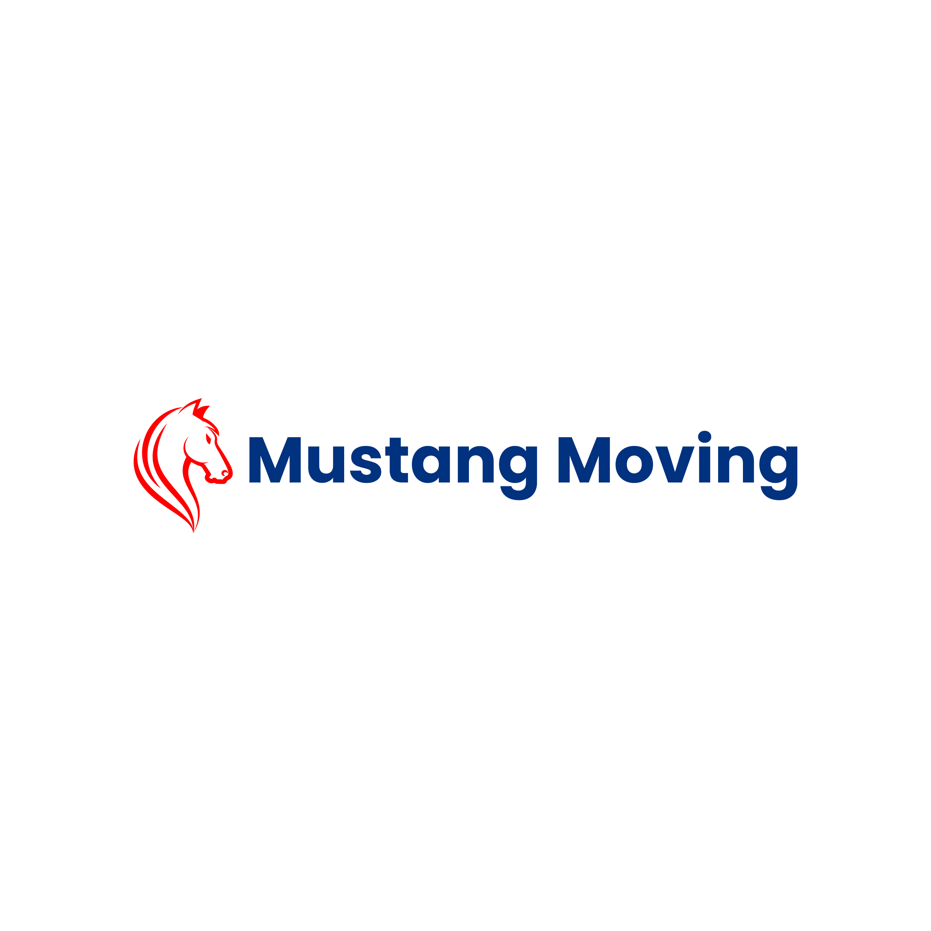Mustang Moving logo
