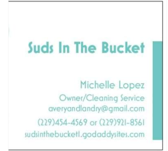 Suds In The Bucket Cleaning Service logo