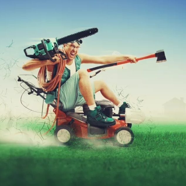Elite lawn and landscaping logo