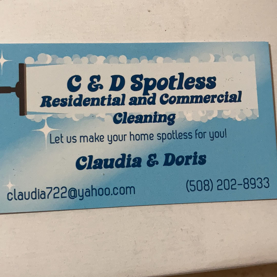 C&D Spotless Cleaning logo