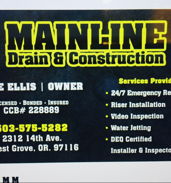 Mainline Drain & Construction logo