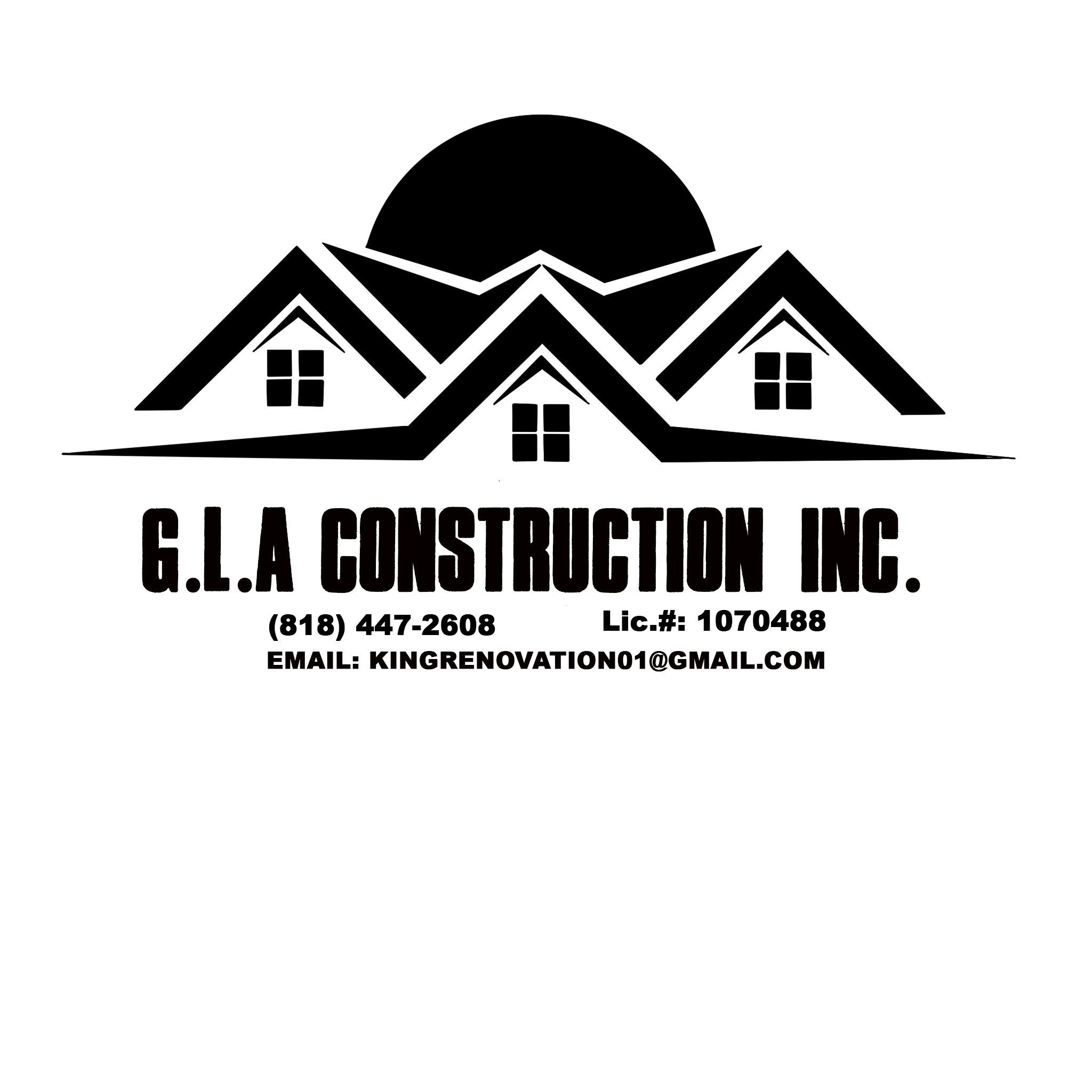 Logo for G.L.A. Construction Inc.