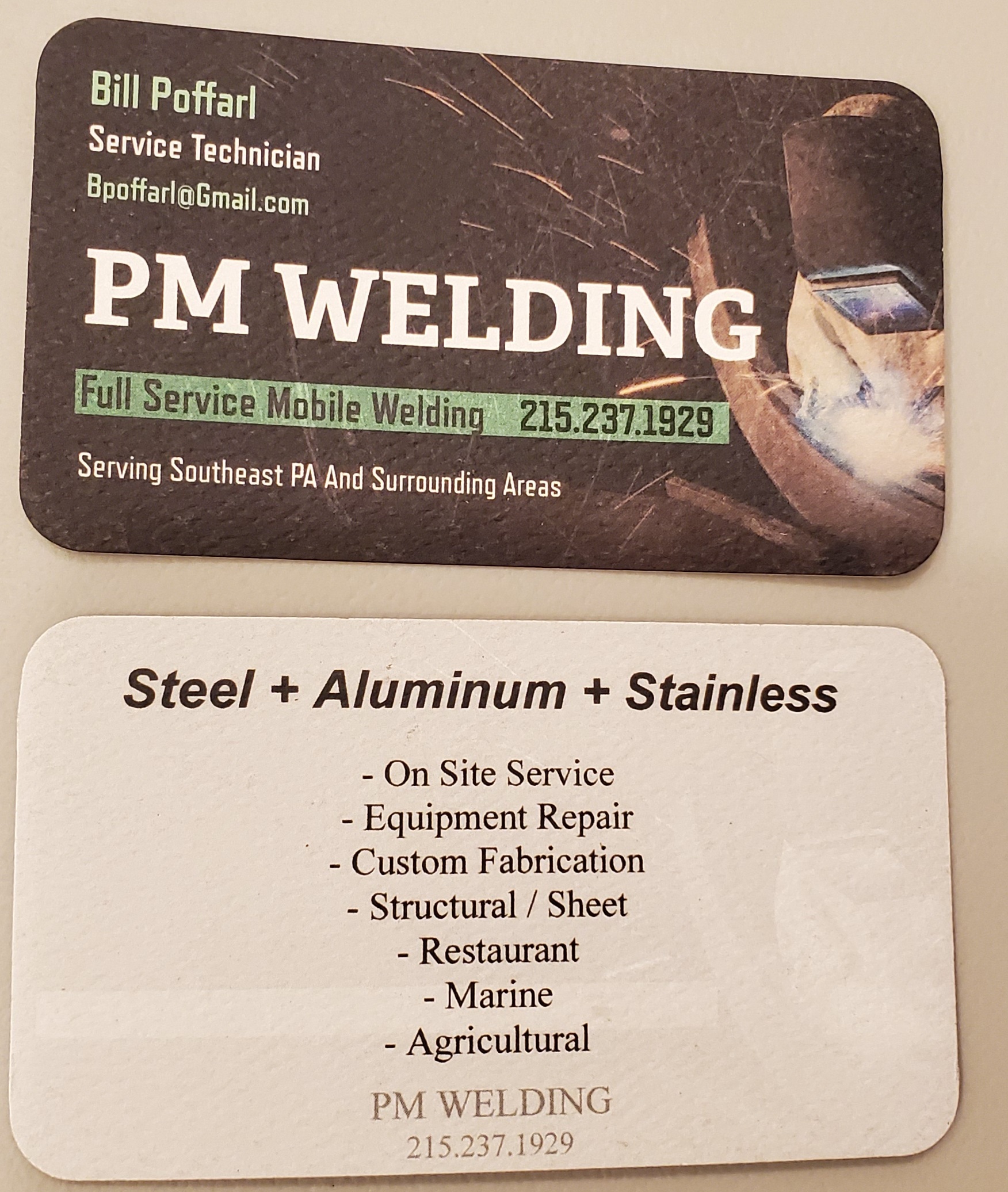 PM WELDING logo