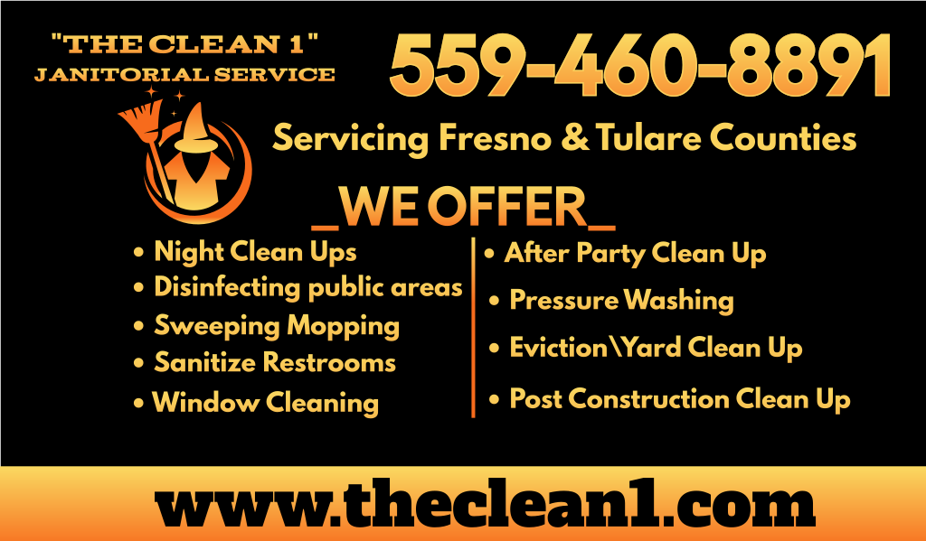 The Clean 1 Janitorial Service logo