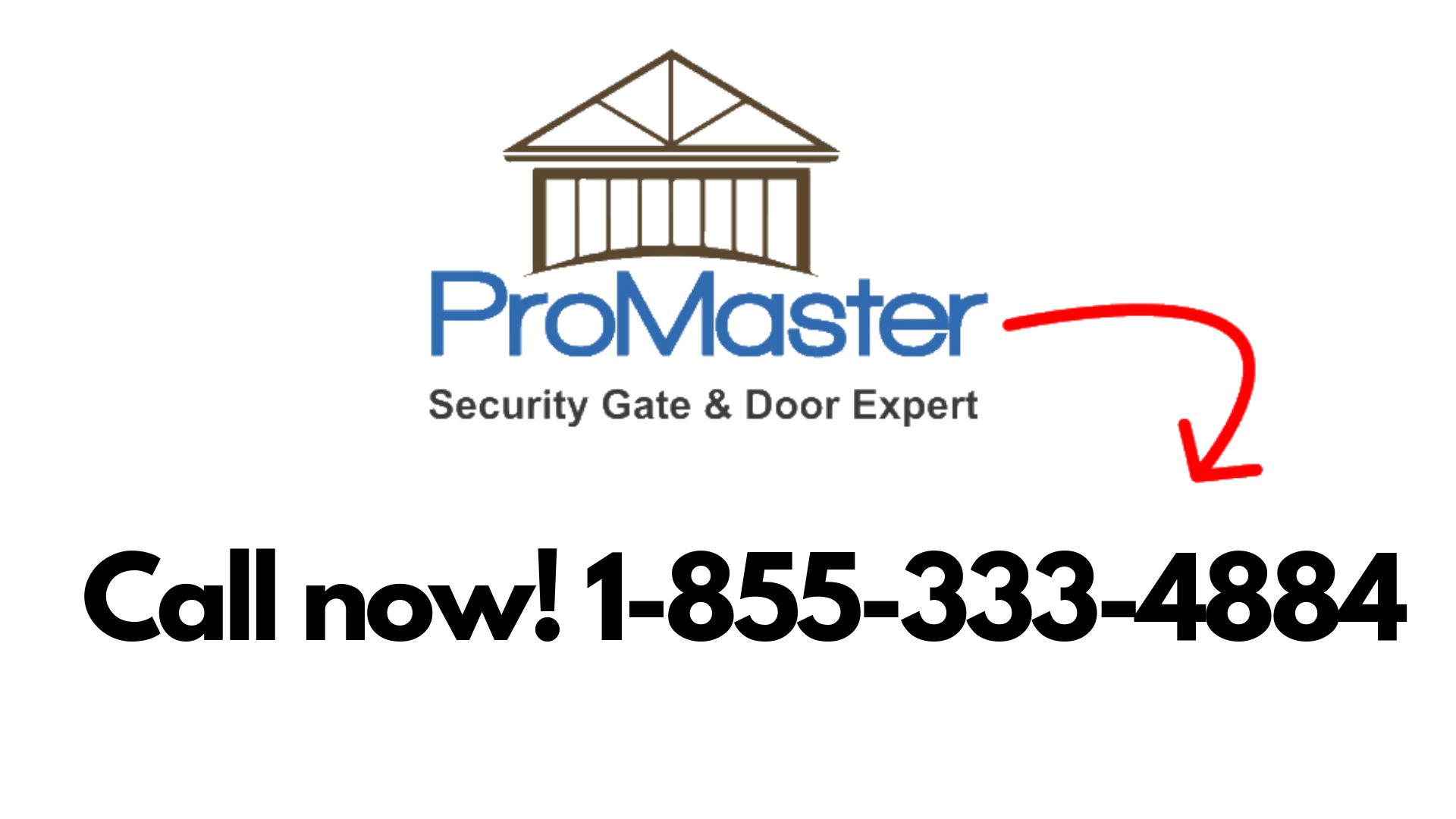 Logo for ProMaster Gate and Door Expert
