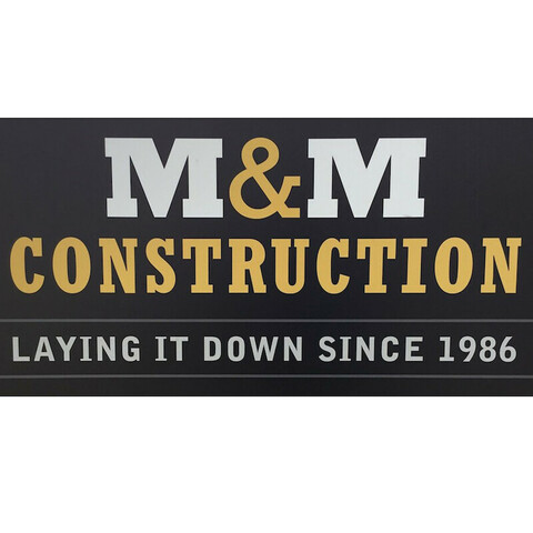 M & M Construction logo