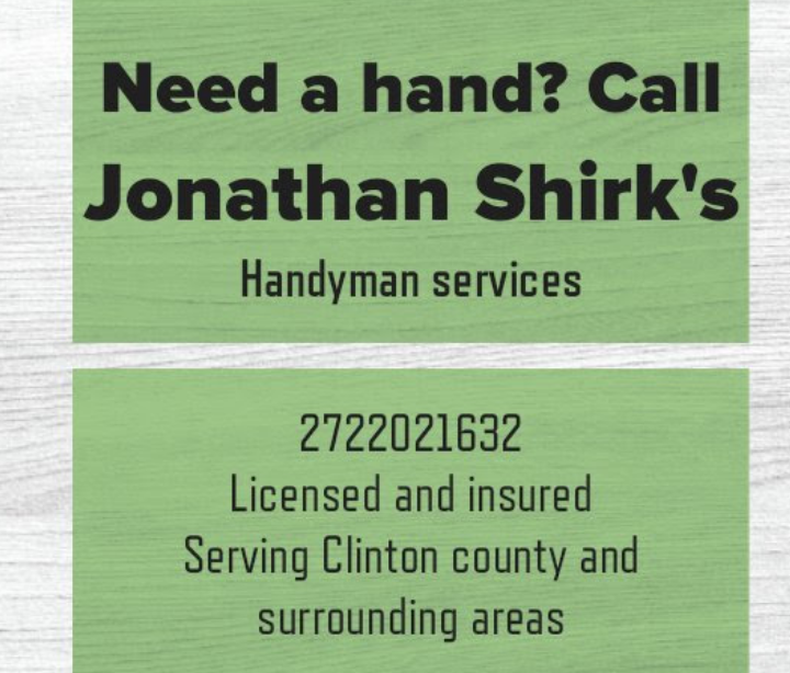 Jonathan Shirk's handyman services logo