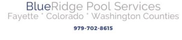 BlueRidge Pool Services logo
