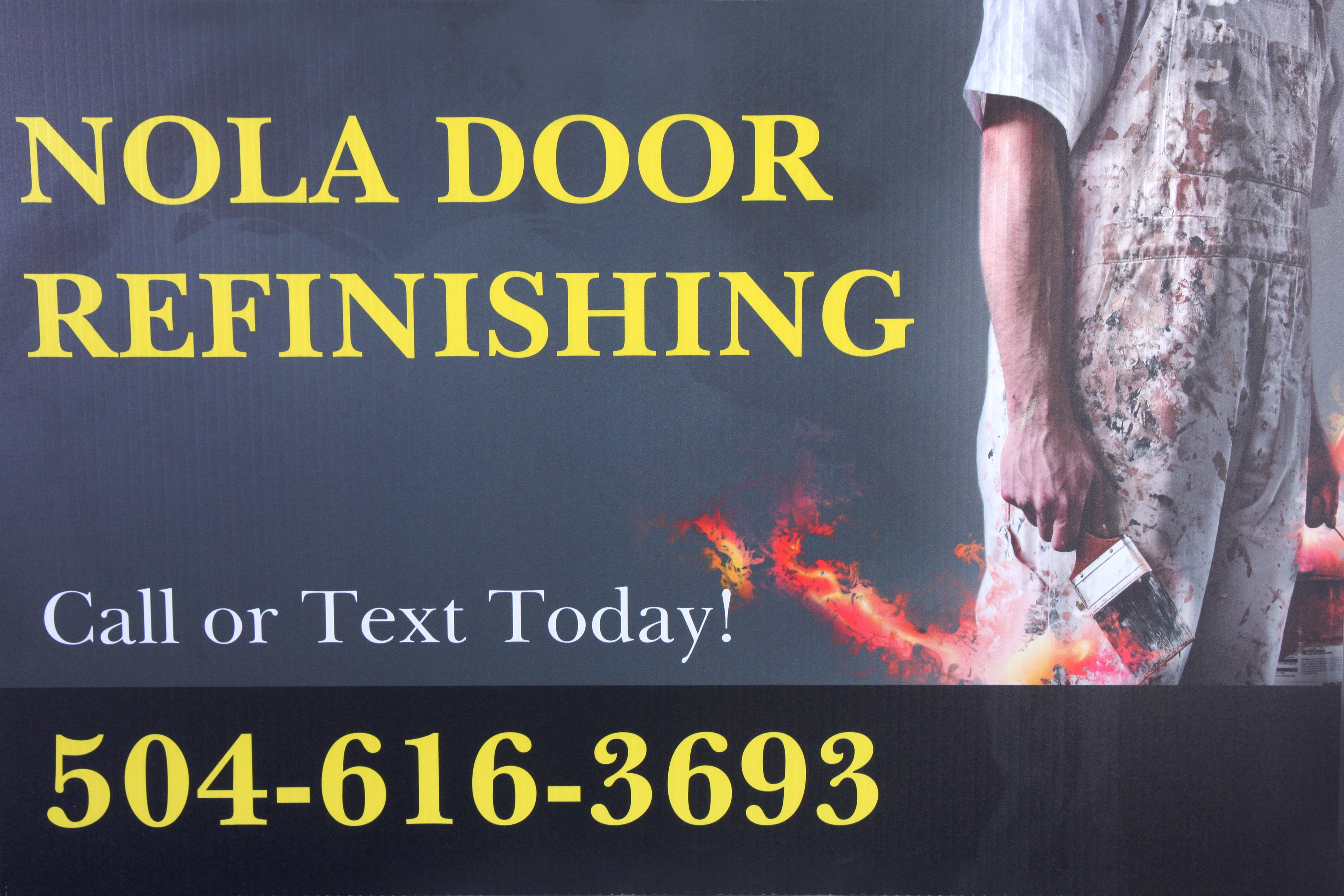NOLA Door Refinishing logo