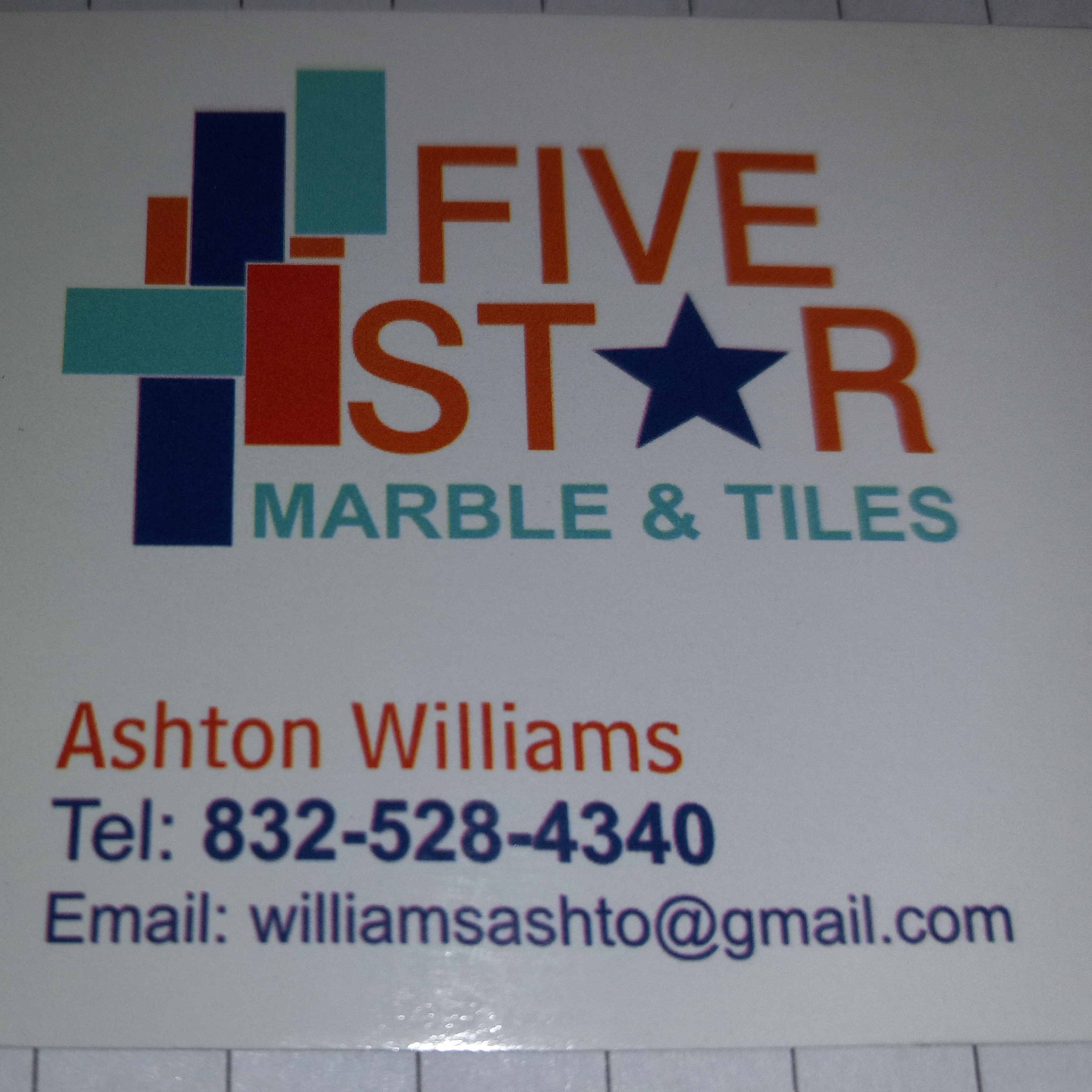 Logo for Five-Star Marble & Tiles